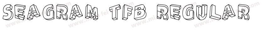 Seagram tfb Regular字体转换